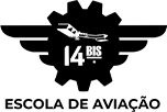 Logo 14 bis na cor preta